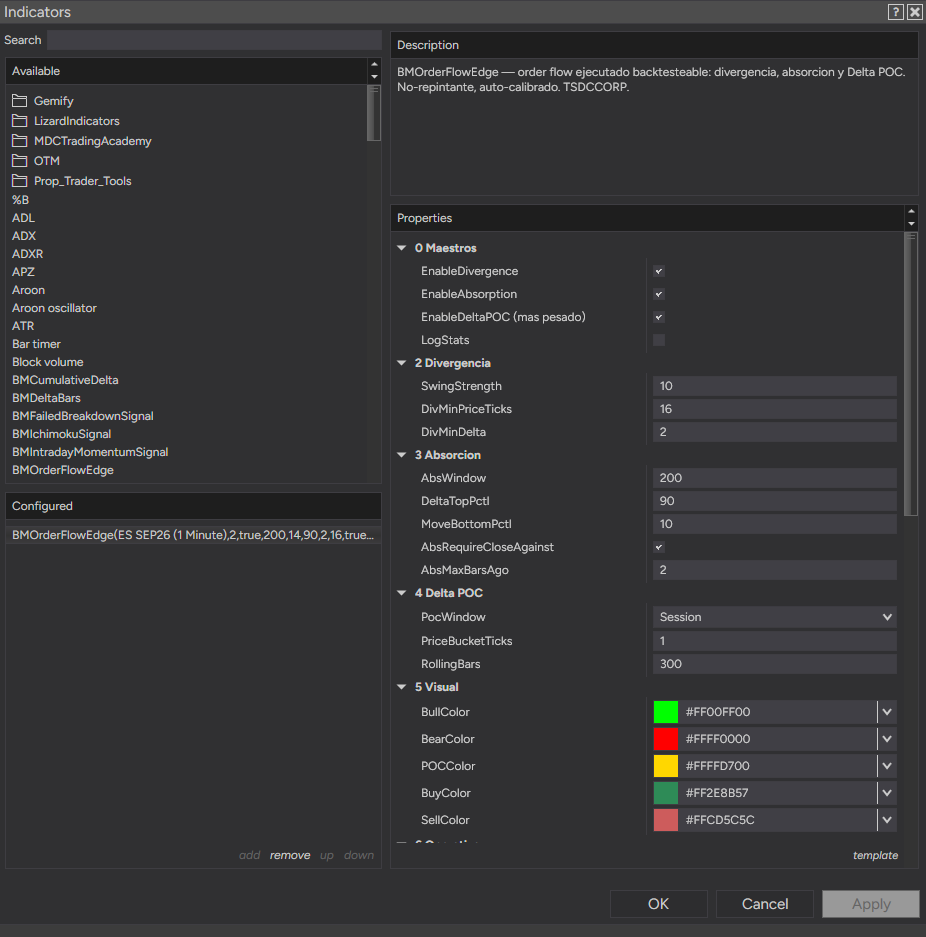 BM OrderFlow Edge